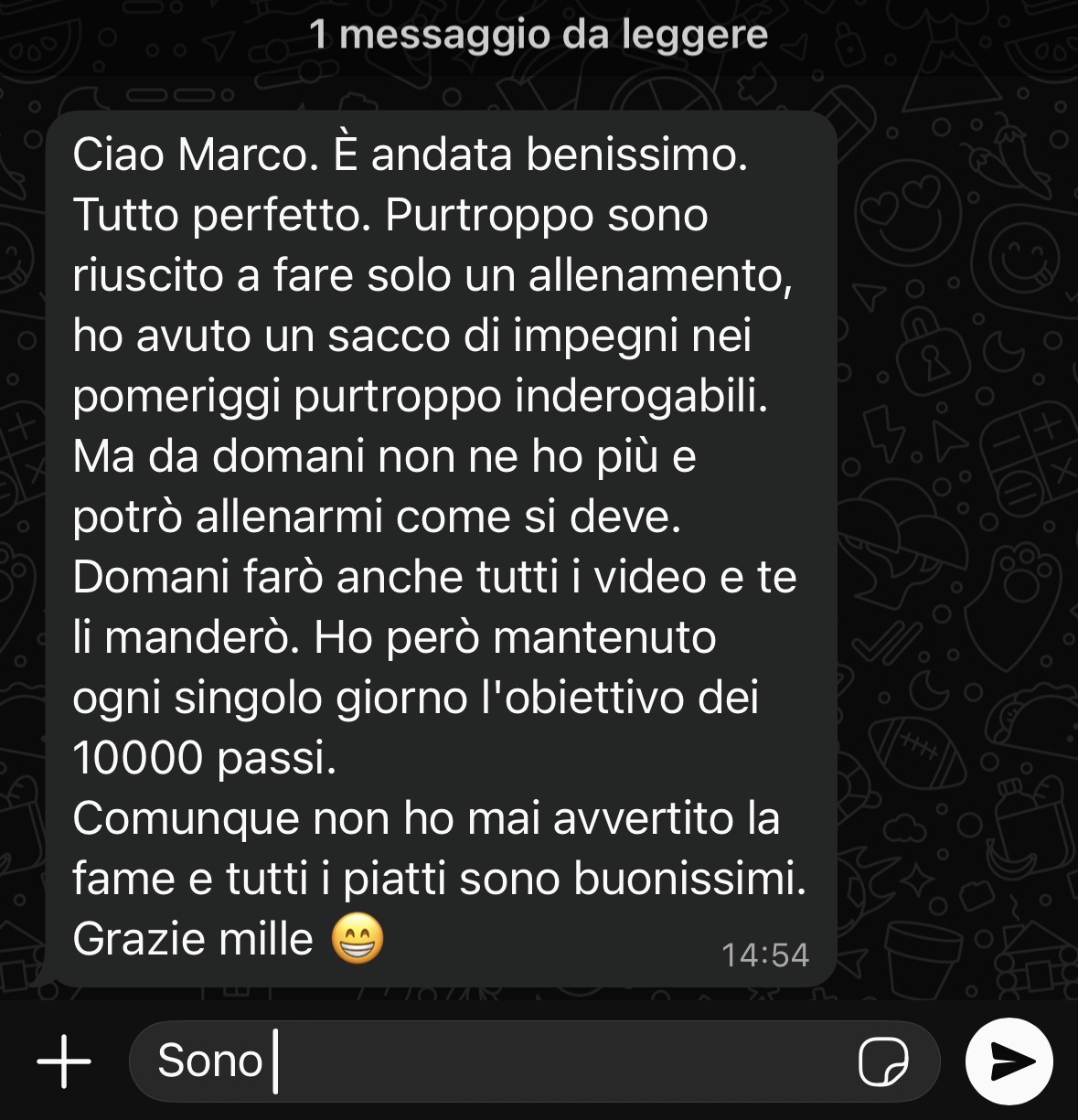 Foundation 5 Screenshot testimonianza